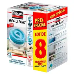 Carrefour RUBSON Lot de 8 recharges Tabs Aéro 360° neutre offre