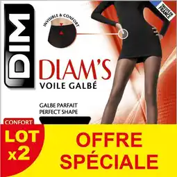Carrefour DIM Lot de 2 collants Diam's Voile Galbé offre