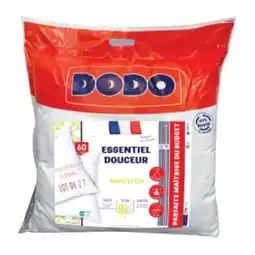 Carrefour DODO Lot de 2 oreillers Essentiel douceur offre