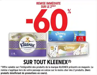Intermarché Hyper Sur tout kleenex offre