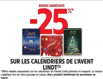 Intermarché Hyper Sur les calendriers de l'avent lindt offre