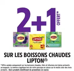 Intermarché Hyper Sur les boissons chaudes lipton offre