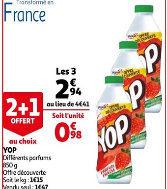 Auchan Yop offre