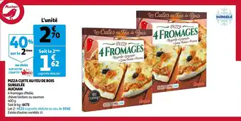Auchan Pizza cuite au feu de bois surgelée auchan offre