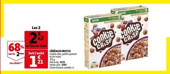 Auchan Céréales nestle offre