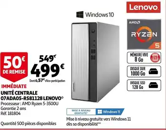 Auchan Unité centrale offre