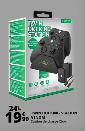 Auchan Twin docking station venom offre