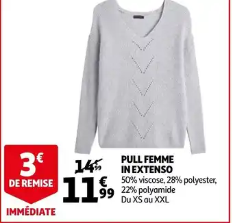 Pull femme in extenso