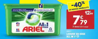 ALDI Lessive en dose all in 1* offre