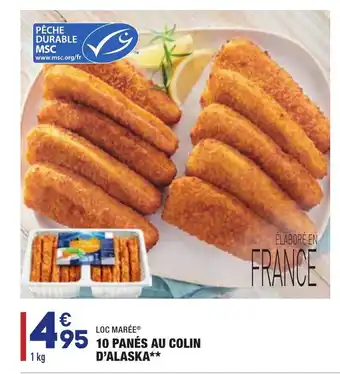 ALDI 10 Panés au colin d'alaska offre