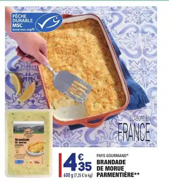 ALDI Brandade de morue parmentière offre