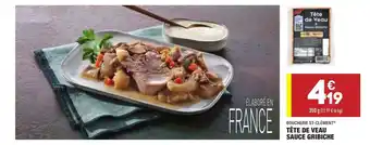 ALDI Tête de veau sauce gribiche offre