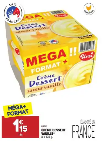 ALDI Crème dessert vanille offre