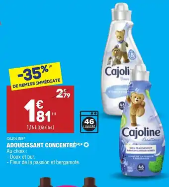 ALDI Adoucissant concentré offre