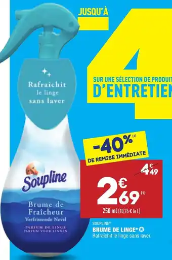 ALDI Brume de linge offre