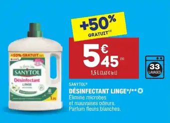 ALDI Désinfectant linge offre
