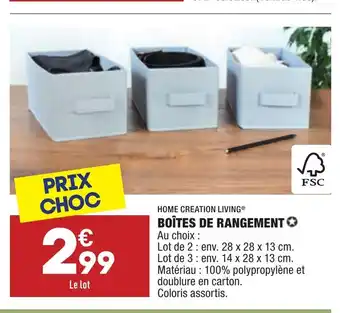 ALDI Boîtes de rangement offre