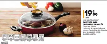 ALDI Sauteuse avec couvercle Aroma offre