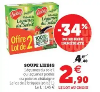 Super U Soupe Liebig offre