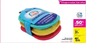 Éponge lavable CARREFOUR EXPERT