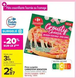 Carrefour Market Pizza surgelée CARREFOUR SENSATION offre