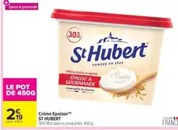 Carrefour Market Crème Epaisse offre