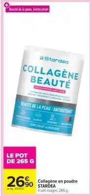Carrefour Market Collagène en poudre STARDEA offre