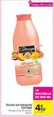 Douche lait hydratante COTTAGE