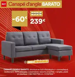 BUT Canapé d'angle barato offre