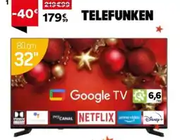 BUT Smart tv led 32" telefunken offre