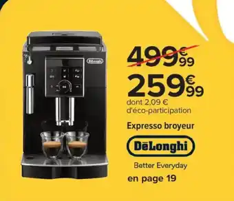 DELONGHI Expresso broyeur