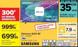 Carrefour SAMSUNG Téléviseur QLED 4K offre