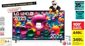Carrefour LG Téléviseur 4K offre