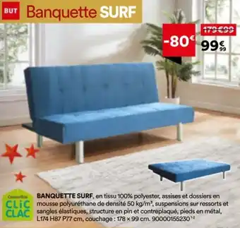 BUT Banquette surf offre