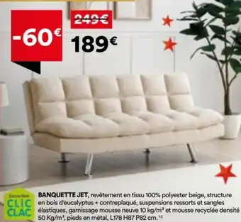 BUT Banquette jet offre