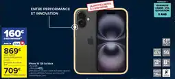 Carrefour iPhone 16 128 Go black offre