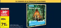 Carrefour INSOLITE Séjour en duo offre