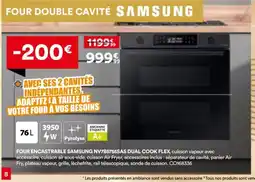 BUT Four encastrable samsung nv7b5755sas dual cook flex offre
