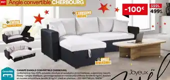 BUT Canapé d'angle convertible cherbourg, offre