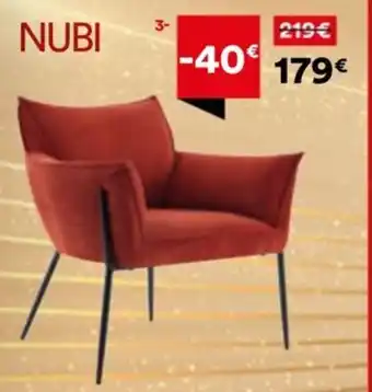 BUT Fauteuil de salon nubi offre