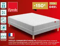BUT Matelas + sommier défilé offre