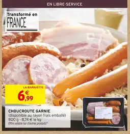 Intermarché Contact Choucroute garnie offre