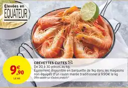 Intermarché Contact Crevettes cuites offre
