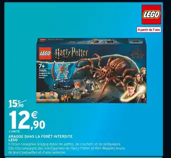 Intermarché Hyper LEGO Aragog dans la forêt interdite offre