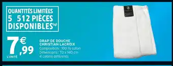 Intermarché Hyper Christian Lacroix Drap de douche offre