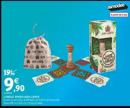 Intermarché Hyper Asmodee Jungle Speed Koh Lanta offre