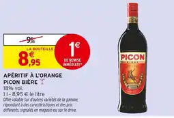 Intermarché Express PICON Apéritif à l'orange Bière offre