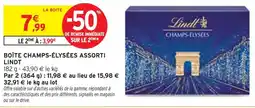 Intermarché Express LINDT Boîte Champs-Élysées Assorti offre
