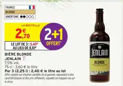 Intermarché Express Jenlain Bière Blonde offre