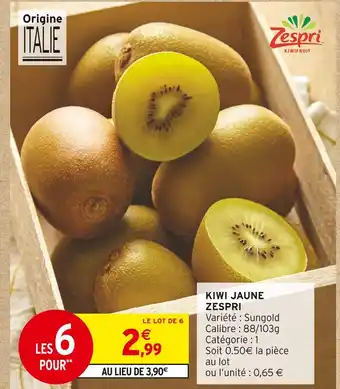 Intermarché ZESPRI Kiwi Jaune offre
